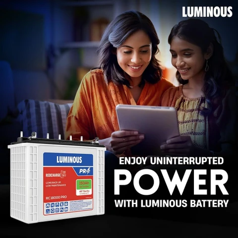 Luminous Red Charge RC18000 Tall Tubular Battery